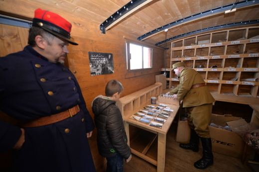Legiovlak je věrnou replikou legionářského vlaku z období let 1918-1920.