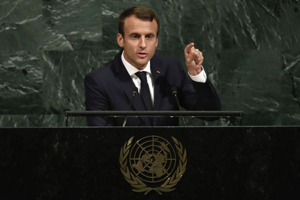 Francouzský prezident Emmanuel Macron.