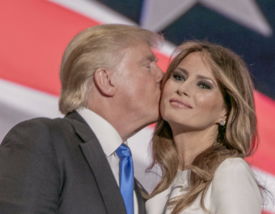 Donald a Melania Trumpovi.