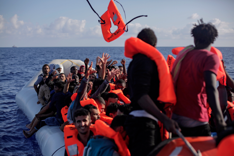 Migranti (ilustrační foto). Migranti (ilustrační foto).