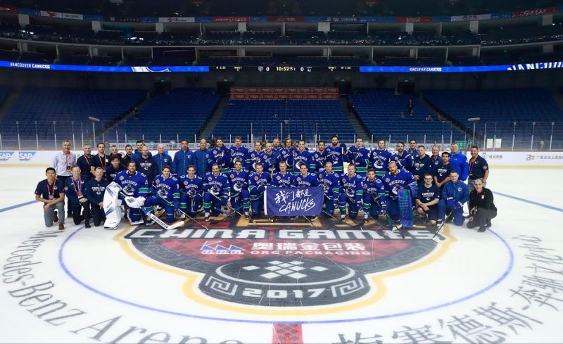 Vancouver Canucks na asijském turné.