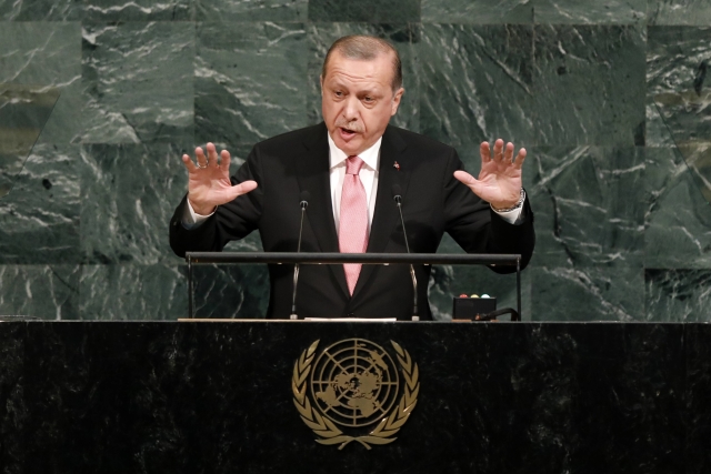 Turecký prezident Tayyip Erdogan Turecký prezident Tayyip Erdogan