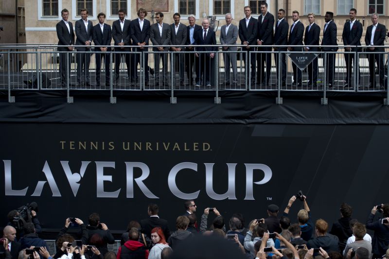 Představení Laver Cupu v Praze.
