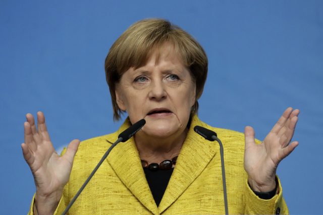 Německá kancléřka Angela Merkelová. Německá kancléřka Angela Merkelová.