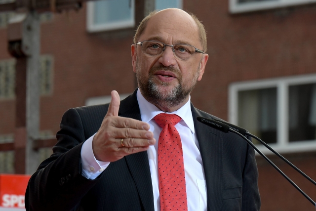 Šéf SPD Schulz. Šéf SPD Schulz.
