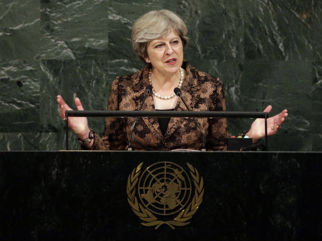 Britská premiérka Theresa Mayová.