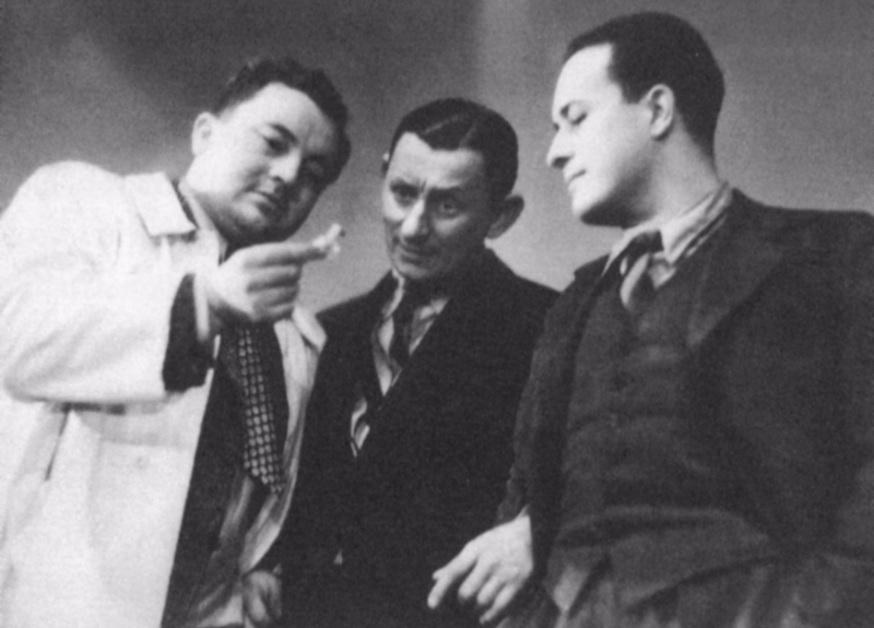 Jan Werich, Vlasta Burian a Jiří Voskovec.
