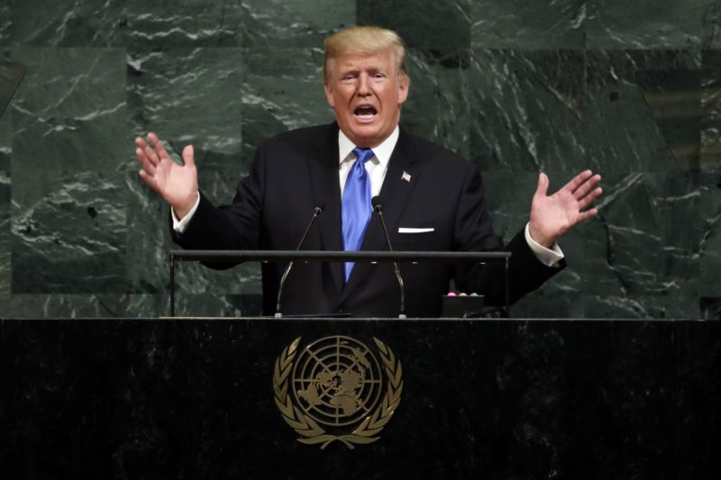 Americký prezident Donald Trump. Americký prezident Donald Trump.