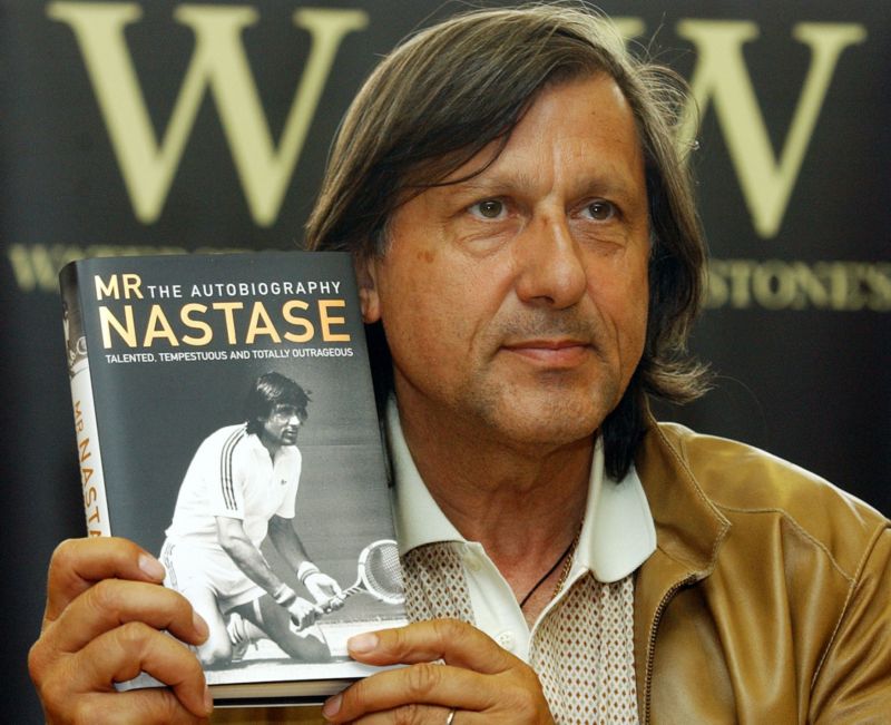 Bývalá tenisová jednička Ilie Nastase.