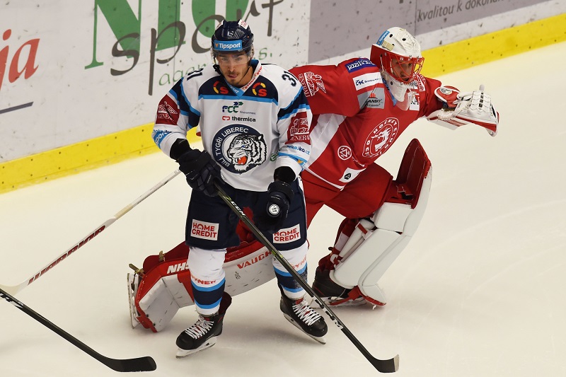 Utkání šestého kola hokejové extraligy mezi Třincem a Libercem. Utkání šestého kola hokejové extraligy mezi Třincem a Libercem.