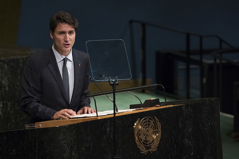 Kanadský premiér Justin Trudeau. Kanadský premiér Justin Trudeau.