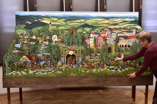 Betlém vznikal postupně od roku 2012.