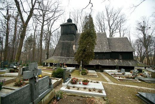 Kostel v beskydských Gutech na fotografii z roku 2009.