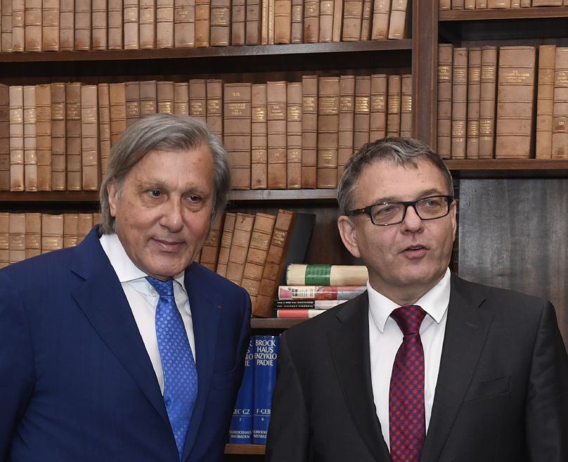 Ilie Nastase a Lubomír Zaorálek.