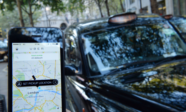 Londýnský Uber. Londýnský Uber.