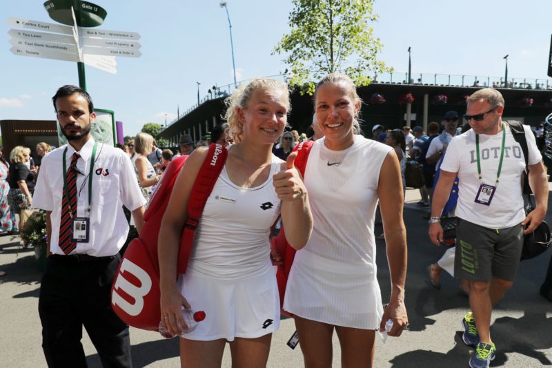 Kateřina Siniaková a Lucie Hradecká. Kateřina Siniaková a Lucie Hradecká.