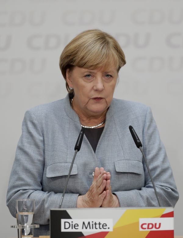 Německá kancléřka Angela Merkelová. Německá kancléřka Angela Merkelová.
