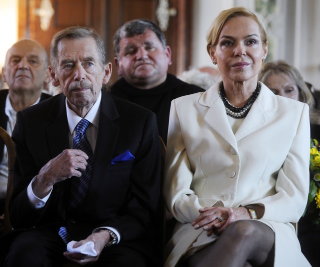 Dagmar a Václav Havlovi.