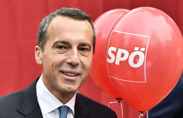 Rakouský kancléř Christian Kern. Rakouský kancléř Christian Kern.