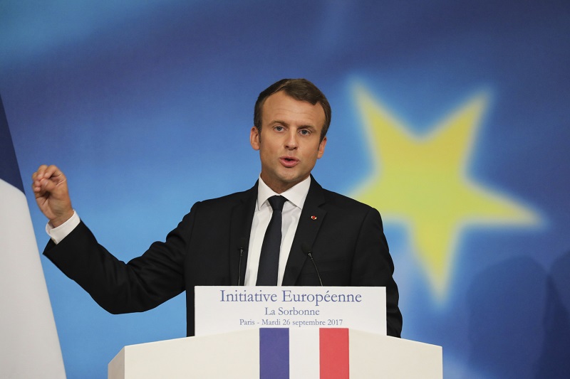 Francouzský prezident Emmanuel Macron. Francouzský prezident Emmanuel Macron.