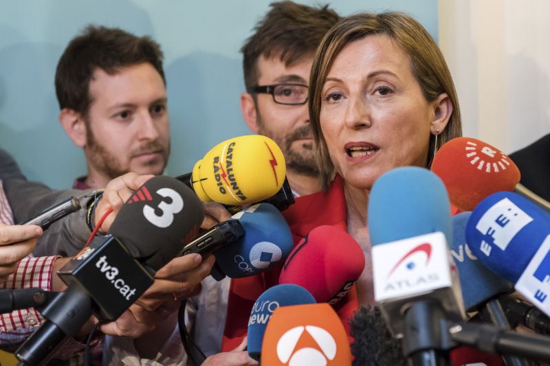 Katalánská politička Carme Forcadellová. Katalánská politička Carme Forcadellová.