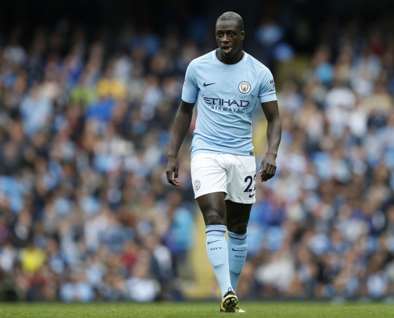 Letní posila Manchesteru City Benjamin Mendy. Letní posila Manchesteru City Benjamin Mendy.
