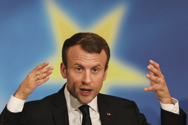 Francouzský prezident Emmanuel Macron.