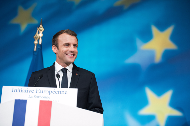Emmanuel Macron. 
