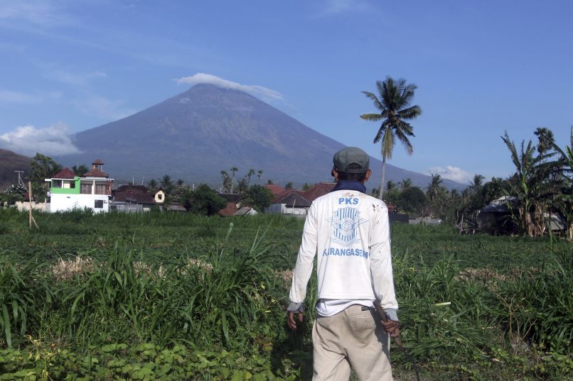 Sopka Agung na Bali. Sopka Agung na Bali.