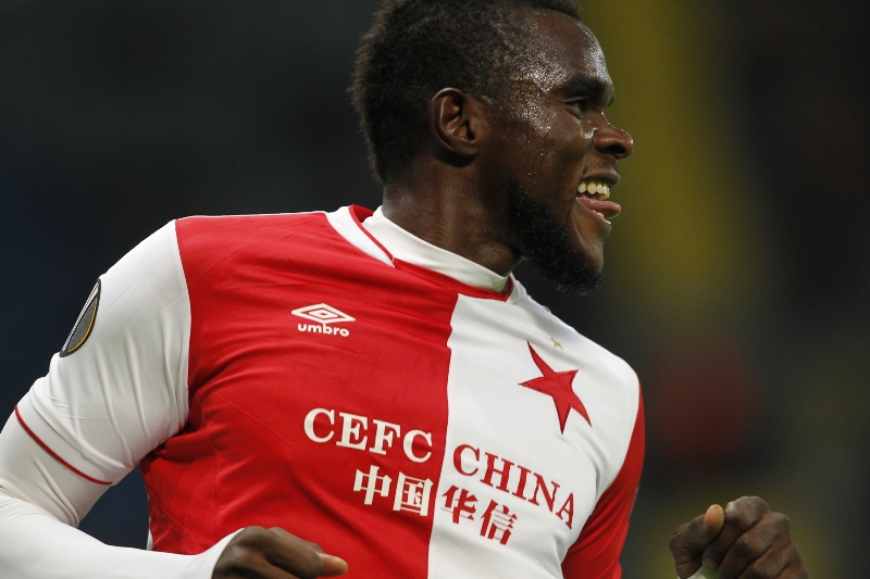 Jediný gól Slavie vstřelil v Astaně Michael Ngadeu. Jediný gól Slavie vstřelil v Astaně Michael Ngadeu.
