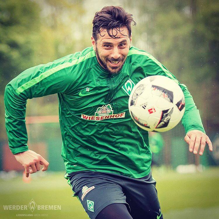 Zahraniční rekordman Bundesligy Claudio Pizzaro. Zahraniční rekordman Bundesligy Claudio Pizzaro.