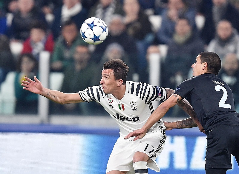 Chorvatský útočník Juventusu Mario Mandžukić (ilustrační foto).