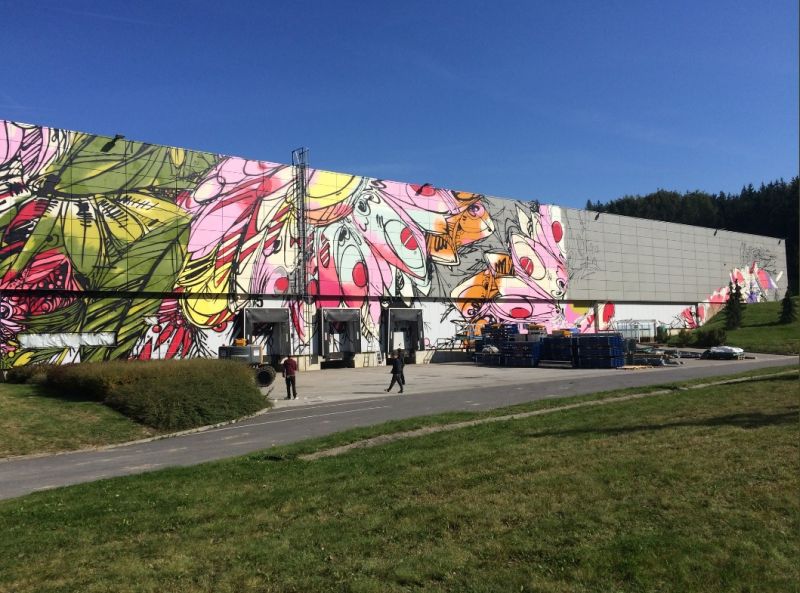Mural art u Humpolce. Mural art u Humpolce.