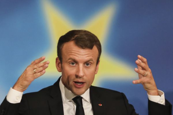 Francouzský prezident Emmanuel Macron.