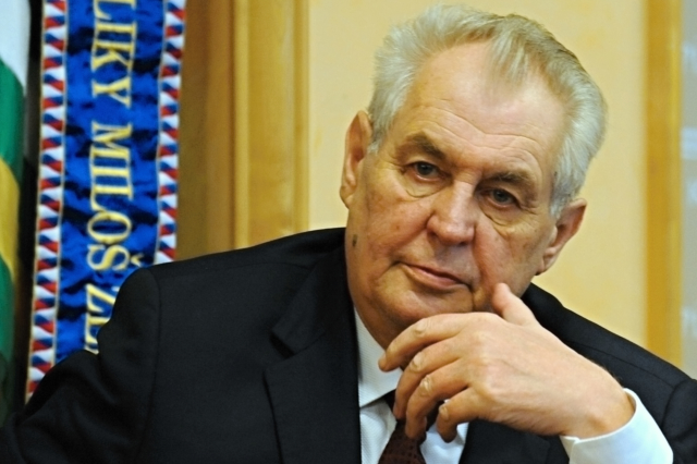 Prezident Miloš Zeman.