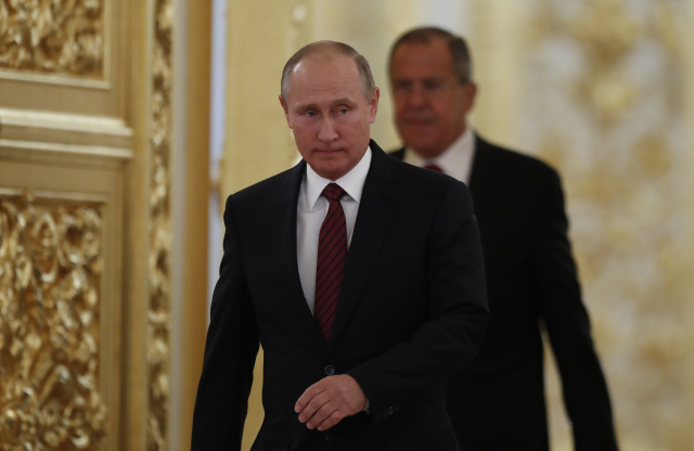 Ruský prezident Vladimir Putin. Ruský prezident Vladimir Putin.
