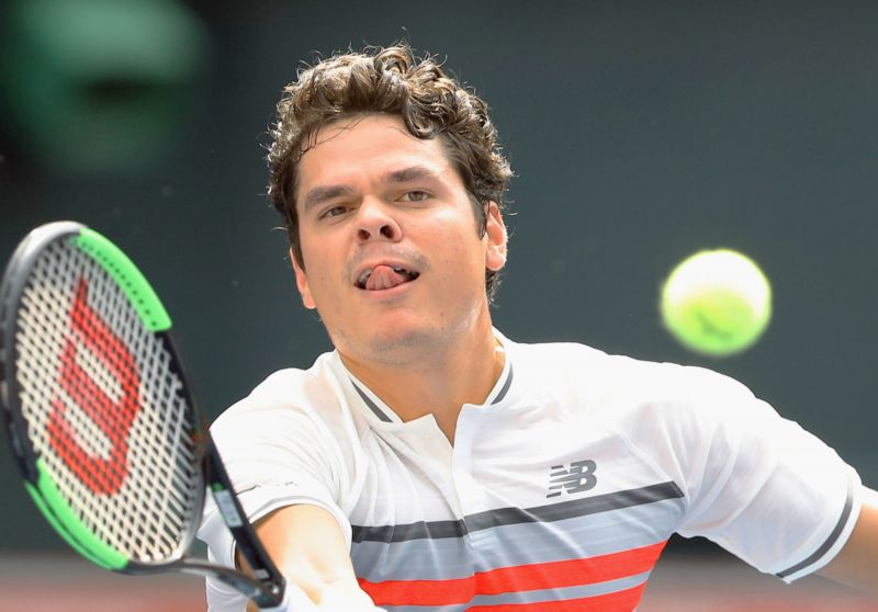 Tenista Milos Raonic. 