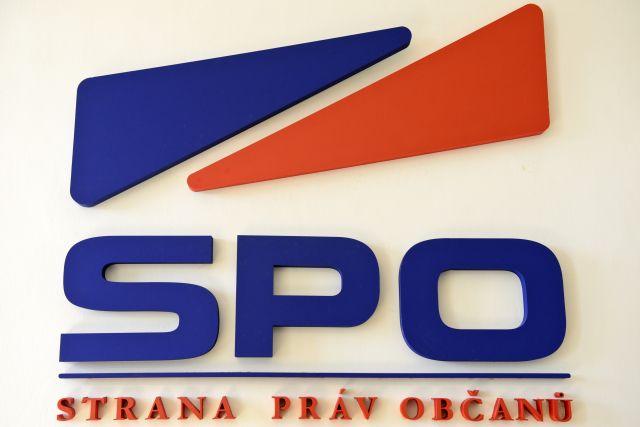 Logo Strany práv občanů.