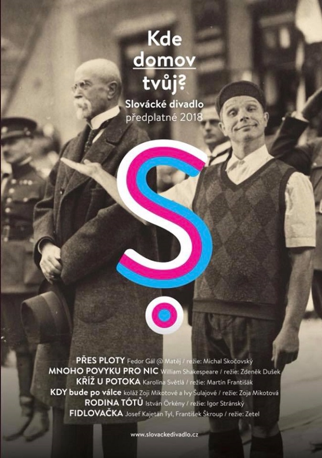 Na plakátu s T. G. Masarykem je herec David Vaculík.