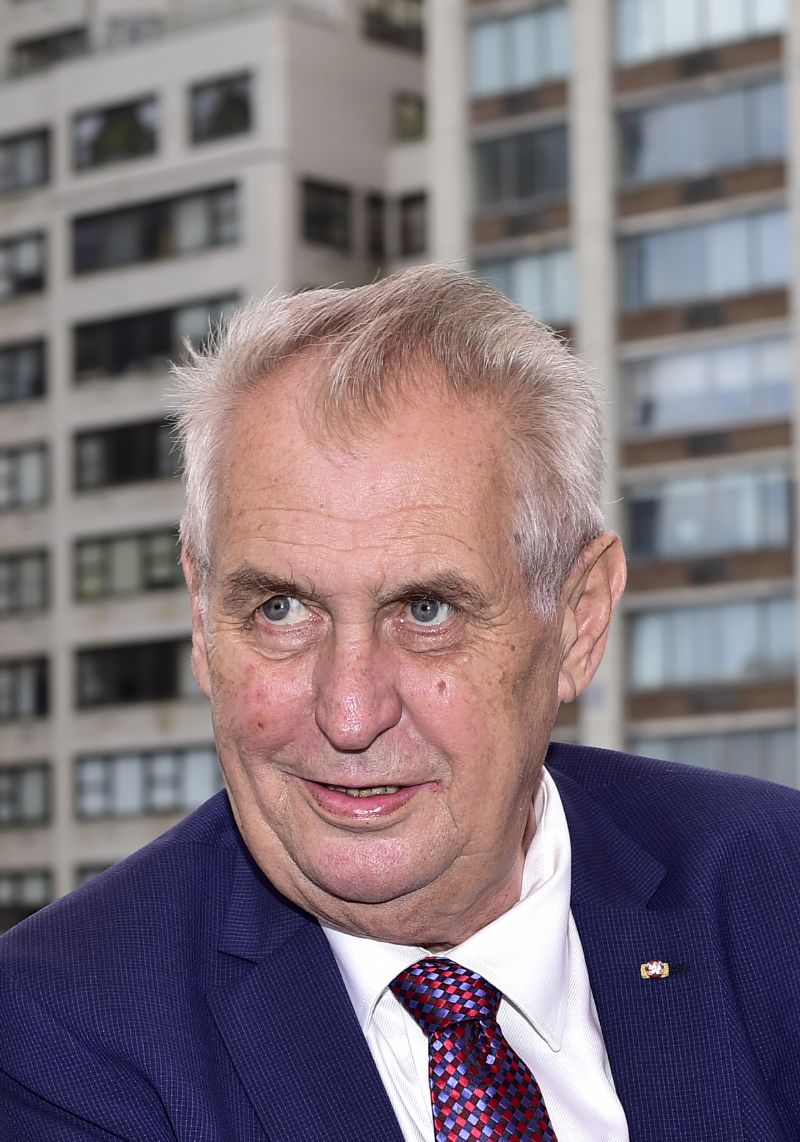 Prezident Miloš Zeman.