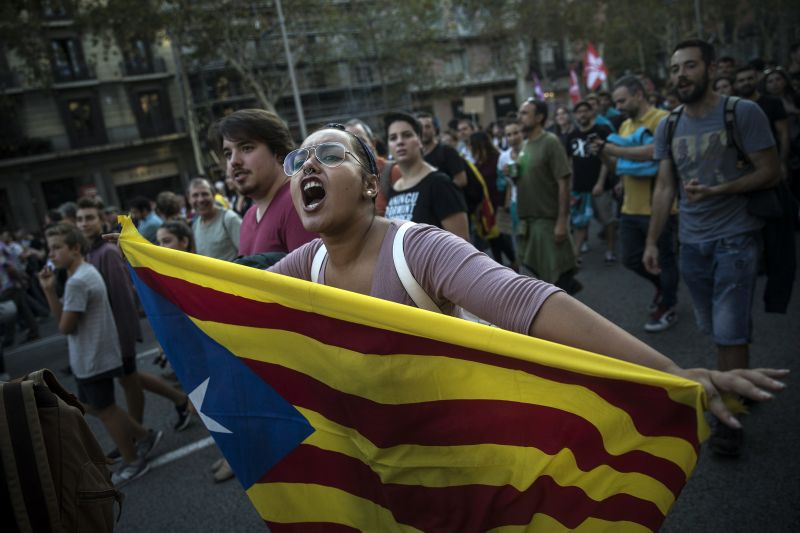 Momentka z ulic Barcelony.