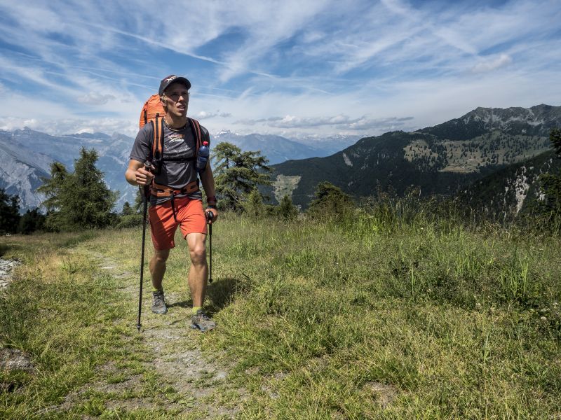 Extrémní závodník Stanislav Mayer na trati Red Bull X-Alps.