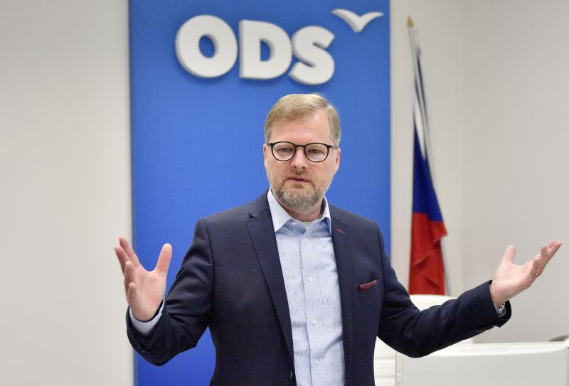 Předseda ODS Petr Fiala.