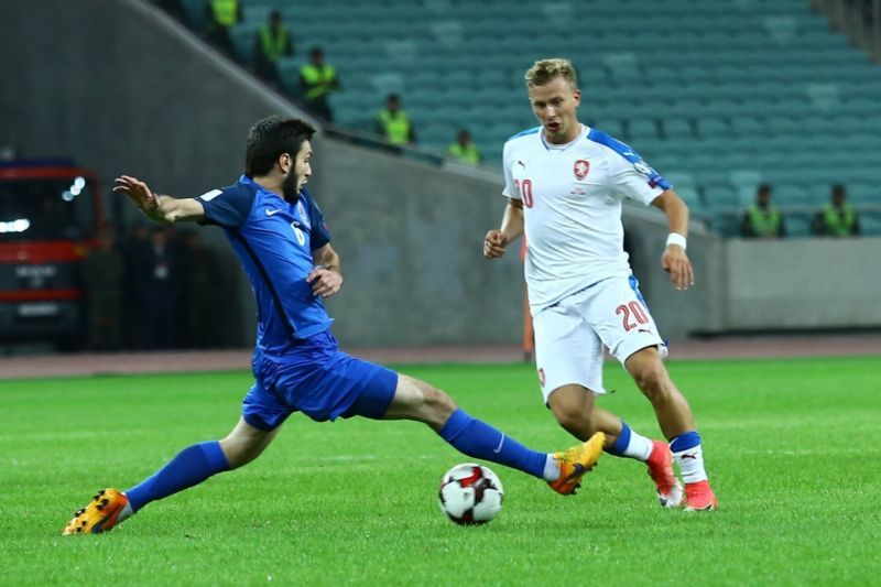 Antonín Barák v duelu s Ázerdbajdžánem.