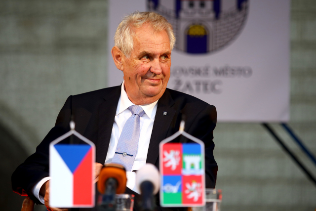 Prezident Miloš Zeman.