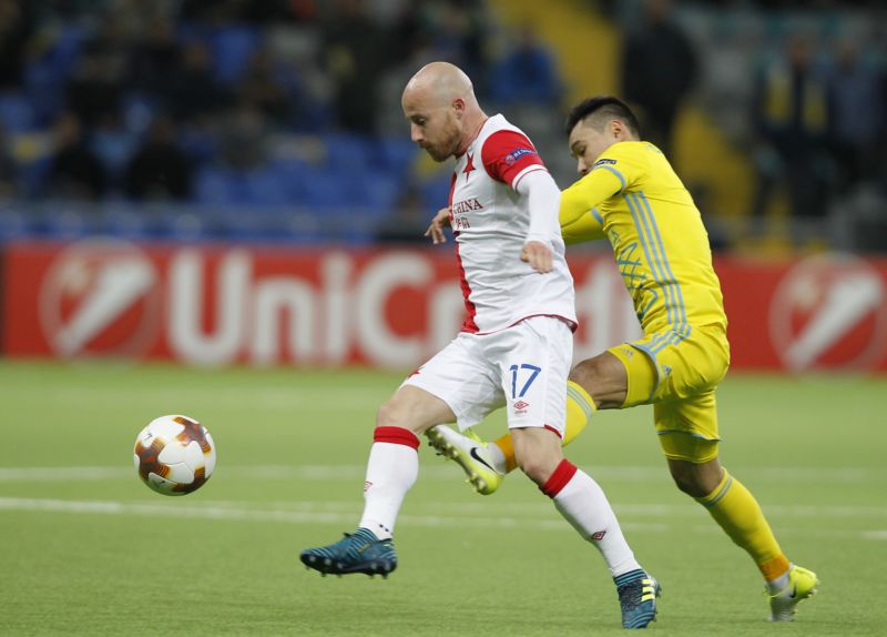 Slovenský fotbalista ve službách Slavie Miroslav Stoch.