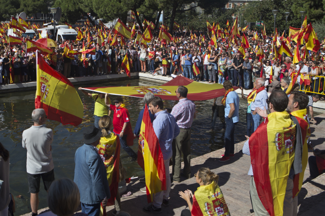 Demonstrace v Madridu.