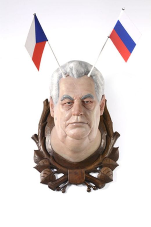 Vydražené dílo výtvarníka Tima.