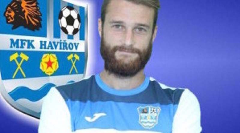 Fotbalista Karel Skoupý. 