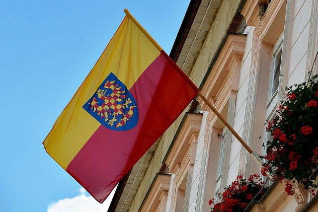 Moravská vlajka.
